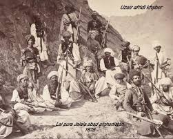 A photograph of the family of Dost Mohammad Khan in 1879.