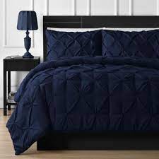 Buy the best and latest navy comforter set on banggood.com offer the quality navy comforter set on sale with worldwide free shipping. Blue Pinch Pleat Comforter Wayfair