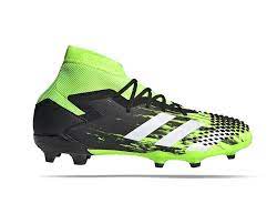 The knit textile upper on these soccer cleats wraps around your foot for. Adidas Predator 20 1 Fg Kinder Eh3017 In Grun