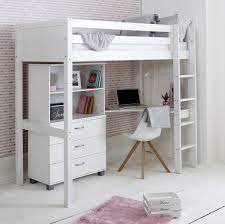 A white bed is versatile, modern choice for those who want a cleaner look. Flexa Nordic White High Sleeper Bed Family Window