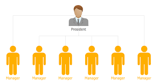 Flat Org Chart Template 1 Organizational Management