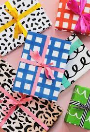 Wrapping Paper Featuring Our Signature Bright Colors And Bold Patterns Perfect For Bridal Gifts Colorful Gift Wrapping Gift Wrapping Birthday Wrapping Paper