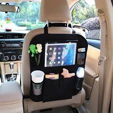 Car Organizer By Automuko Ipad And Tablet Holder With Car Seat Organizer Touch Screen Pocket For Cars Organization Car Seat Organizer Car Cleaning