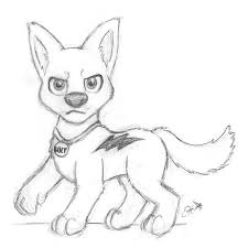 Bolt and penny starred in a film with bolt acting as a dog that has super. Bolt Sketch By Emilythepenguin Fur Affinity Dot Net