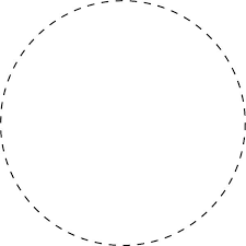 Dashed Circle Circle Cake Logo Design Free Brochure Template