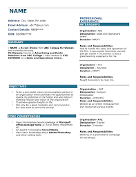 Sample template example of beautiful excellent professional curriculum vitae / cv format for b com commerce graduate student with career. Attractive Resume Model For Freshers