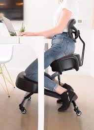 Check spelling or type a new query. Sleekform Ergonomic Kneeling Chair Posture Correction Kneel Stool Orthopedic Spine Support For Back Pain Relief Adjustable For Computer Desk With Upright Backrest Handles Thick Knees Cushions Amazon Co Uk