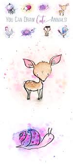 Learn How To Draw Cute Animals In 3 Simple Steps After This Class You Will Have The Skills To Draw Any Anim Cute Animal Drawings Animal Drawings Cute Drawings