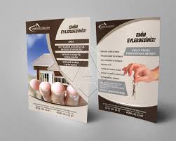 Brosur Tasarim Emlak Danismanlik Kiralama Gunluk Ev Apart Insaat Brosur Tasarimi Brosur Tasarim