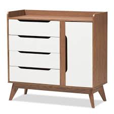 Choose from contactless same day delivery, drive up and more. Brighton Mid Century Modern Wood Storage Shoe Cabinet Brown Baxton Studio Target