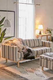 Quinn Striped Sofa Striped Sofa Home Decor Trends Moroccan Decor Living Room