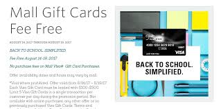 One is for 100.00 and the other for 50.00. Expired Macerich Malls Fee Free Visa Gift Cards 8 14 8 19 Doctor Of Credit