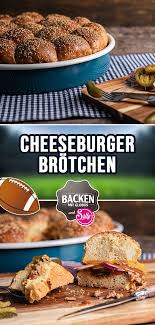 Superbowl Sliders Brotchen Im Cheeseburger Style Backen Mit Globus Sallys Welt 99 In 2020 Cheeseburger Rezepte Essen