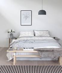 Simple Monochrome Scandinavian Bedroom Minimalist Interior Design Bedroom Interior Minimalist Bedroom Design Scandinavian Design Bedroom
