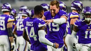 Diggs and thielen were ranked by jones below the browns duo of odell beckham, jr., and jarvis landry, who have yet to play jones pointed out that beckham + landry, diggs + thielen and new england's julian edelman and demaryius thomas, are the nfl's only three current receiver duos to. Anti Diva Attitude Of Vikings Duo Diggs Thielen Benefits All Fox Sports