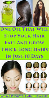 One Oil That Will Stop Your Hair Fall And Grow Thick Long Hairs In Just 10 Days Grow Thick Long Hair Thick Hair Styles Regrow Hair