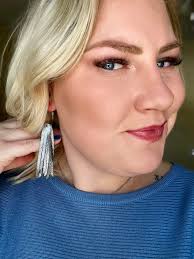 Taupe Leather Earrings