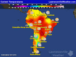 South America Current Conditions Maps South America Map Conditioner
