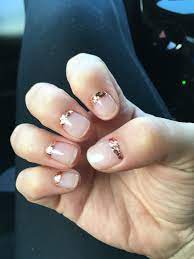 Golden Rosy Glitter Cuticles Sassy Nails Neutral Nails Nails