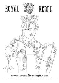 Disney princess cinderella and prince charming. Daring Charming Coloring Page Ever After High