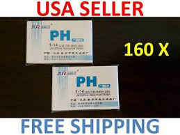 160x Ph Indicator Test Strips 1 14 Lab Paper Litmus For