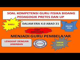 Silahkan simak di bawah ini : Soal Pedagogik Fisika Jawabanku Id