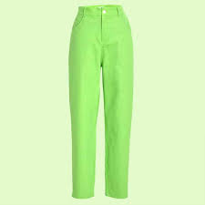Ever wondered what types of aesthetics are and how can you find and style yours? Soft Girl Vintage Aesthetic High Waist Green Jeans