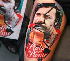 Pablo Escobar Tattoo By Dave Paulo Post 21065 Escobar Tattoo Tattoo Designs Pablo Escobar