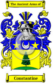 Constantine Name Meaning, Family History, Family Crest & Coats of Arms,  French