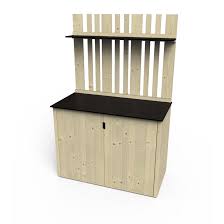 Petit rangement (coffre, étagère,.) armoire de jardin en bois. Armoire De Jardin Bois Vertigo Naturelle L 120 X H 180 X P 58 Cm Decor Et Jardin Meuble Rangement Exterieur Armoire De Jardin Rangement Terrasse