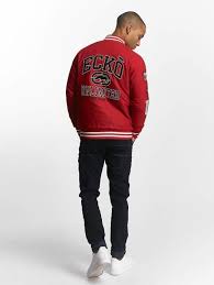 The official twitter for ecko unltd. Ecko Unltd College Jacke Big Logo Rot Jacken