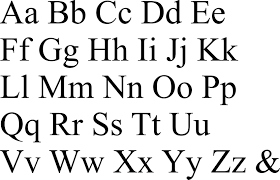 Times New Roman Font Roman Fonts Times New Roman Lettering Alphabet