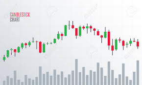 Financial Candlestick Chart Cryptocurrency Stock Exchange Market