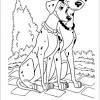 Awesome printable 101 dalmatians cartoon coloring pages for kids. 1