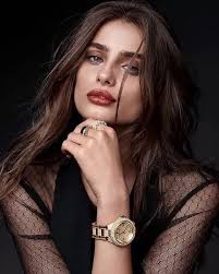 Michael Kors MK5720 Camille Gold Tone Crystal Watch 44mm