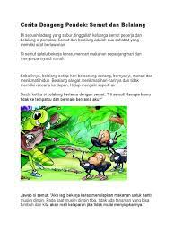 Ada juga serangga lain seperti lola si lalat yang bekerja sebagai tukang. Kata Sapaan Dalam Dongeng Semut Dan Belalang