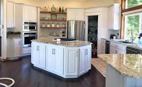 Apply a coat of latex paint with a paint sprayer to doors and drawers. Custom Gray Kitchen Cabinets General Finishes Design Center