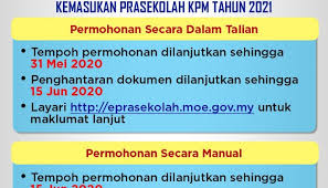 Cara daftar prasekolah kpm 2022 online. Pendaftaran Prasekolah 2021 Kerja Kosong Kerajaan