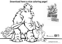 Use your mouse to color online the picture «a woolly mammoth», or print out a black & white coloring sheet and color it with your crayons & paints! Ice Age Mammoth Coloring Pages Coloring Home