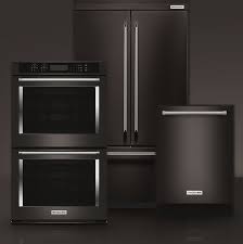 Kitchenaid S Black Stainless Steel Summer 2015 Black Kitchens Modern Kitchen Design Black Stainless Steel Appliances