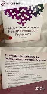 Planning Implementing Evaluating Health Promot Health Promotions Program By James F Mckenzie Author Brad Health Promotion Programs Health Design Health