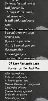 34 Best Romantic Love Poems For Him And Her Bestlovequotes Lovequotesforfriends Lovequotesforwedding Lovequotes Poems For Him Love Poems For Him Love Poems