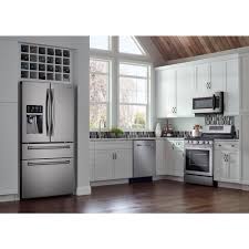 Samsung 33 In W 24 73 Cu Ft 4 Door French Door Refrigerator In Stainless Steel Kuchenumbau Smart Kitchen Kuchentrends