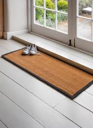 Double Doormat With Charcoal Border Coir Garden Trading Capachos Deco Casas