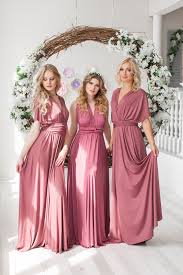 Bridesmaid Dress Infinity Dress Convertible Dress Etsy Rose Bridesmaid Dresses Dusty Rose Bridesmaid Dresses Infinity Dress Bridesmaid
