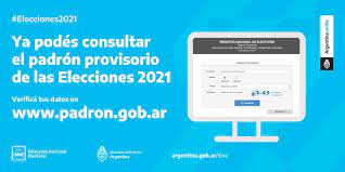 Todo elector tiene el deber de votar en la elección nacional que se realice en su distrito. Eleccionesar A Twitteren Elecciones 2021 Se Encuentra Disponible El Padron Provisorio Para La Verificacion De Datos Ingresa En Https T Co Cq47jnfewu Y Confirmalos Si Encontras Algun Error Podes Hacer El Reclamo En