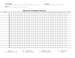 Employee Attendance Records Template Lamasa Jasonkellyphoto Co