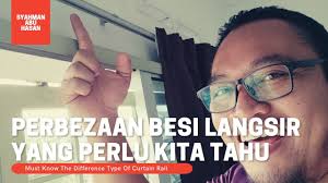 Maybe you would like to learn more about one of these? 30 Diy Cara Bezakan Kualiti Besi Rel Langsir Murah Mahal How To Compare Quality Curtain Rail Youtube