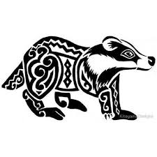 Tribal Badger Amee House Spirit Animal Art Honey Badger Tattoo Badger Tattoo