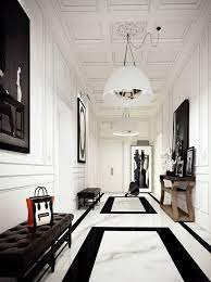Black And White Floors Domino White Interior Design White Interior White Floors